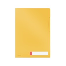 Ofertówka A4 z kieszonką na etykietę LEITZ Cosy, żółta