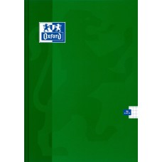 Brulion A4, 96 kart., OXFORD ESSE, kratka z marginesem, zielony