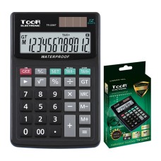 Kalkulator biurowy TOOR TR-2296T 12-pozycyjny, wodoodporny