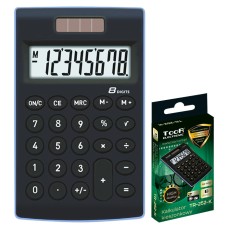 Kalkulator kieszonkowy TOOR TR-252-K 8-pozycyjny, 2 typy zasilania
