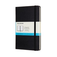 Notes MOLESKINE Classic M, 11,5x18 cm, w kropki, twarda oprawa, 208 stron, czarny