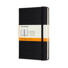Notes MOLESKINE Classic M (11,5x18 cm) w linie, twarda oprawa, 208 stron, czarny