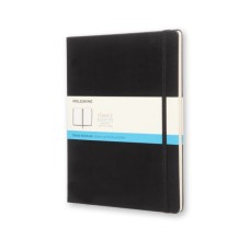 Notes MOLESKINE Classic XL (19x25cm) w kropki, twarda oprawa, 192 strony, czarny