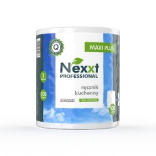 Ręcznik Nexxt papierowy w rolce MAXI PLUS 2-war. celuloza, 100mb, 500listków, 2x18g/m2,opakowanie 6 rolek