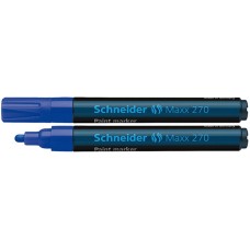 Marker olejowy SCHNEIDER Maxx 270, okrągły, 1-3mm, niebieski