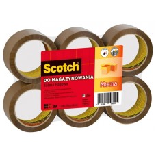 Taśma pakowa do magazinowania mocna 309 SCOTCH 50x66 brązowa