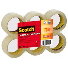 Taśma pakowa do magazinowania mocna 309 SCOTCH 50x66 przezroczysty