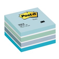 Kostki samoprzylepne POST-IT 76x76, 1x450szt. mix niebieski